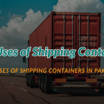 Ready-to-use office container Pakistan with modern interior and windows.