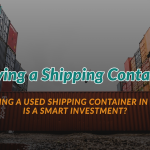 Used container delivery and transportation services in Pakistan.